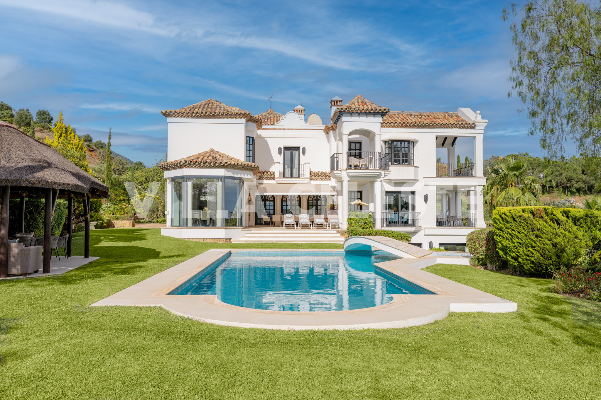Beautiful Villa with Mountain and Sea Views in a Secure Gated Community